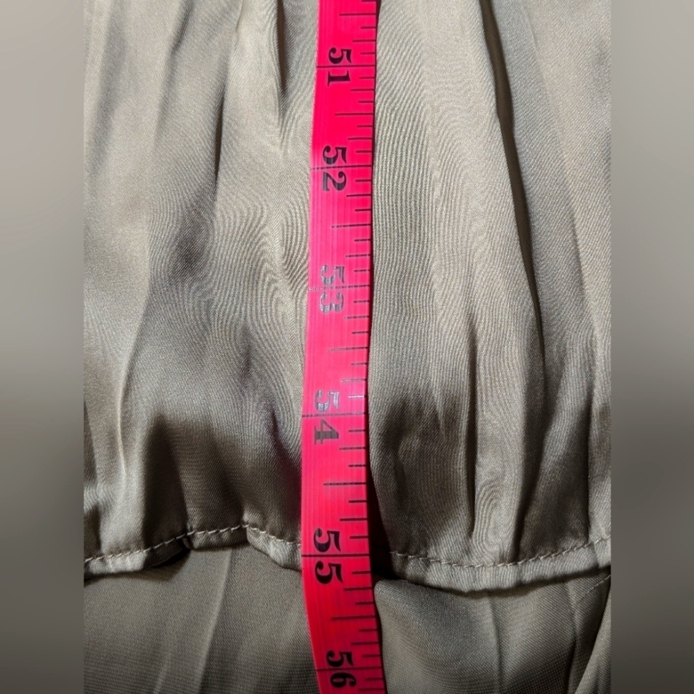 NWT Zara Wrinkle Look Satin Effect Sleeveless Cut Out Midi Dress - Size XL - Picture 10 of 10